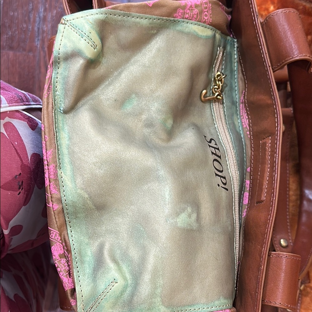 Juicy Couture Brown and Gold Satchel with Timeless Elegance - Picture 7 of 14